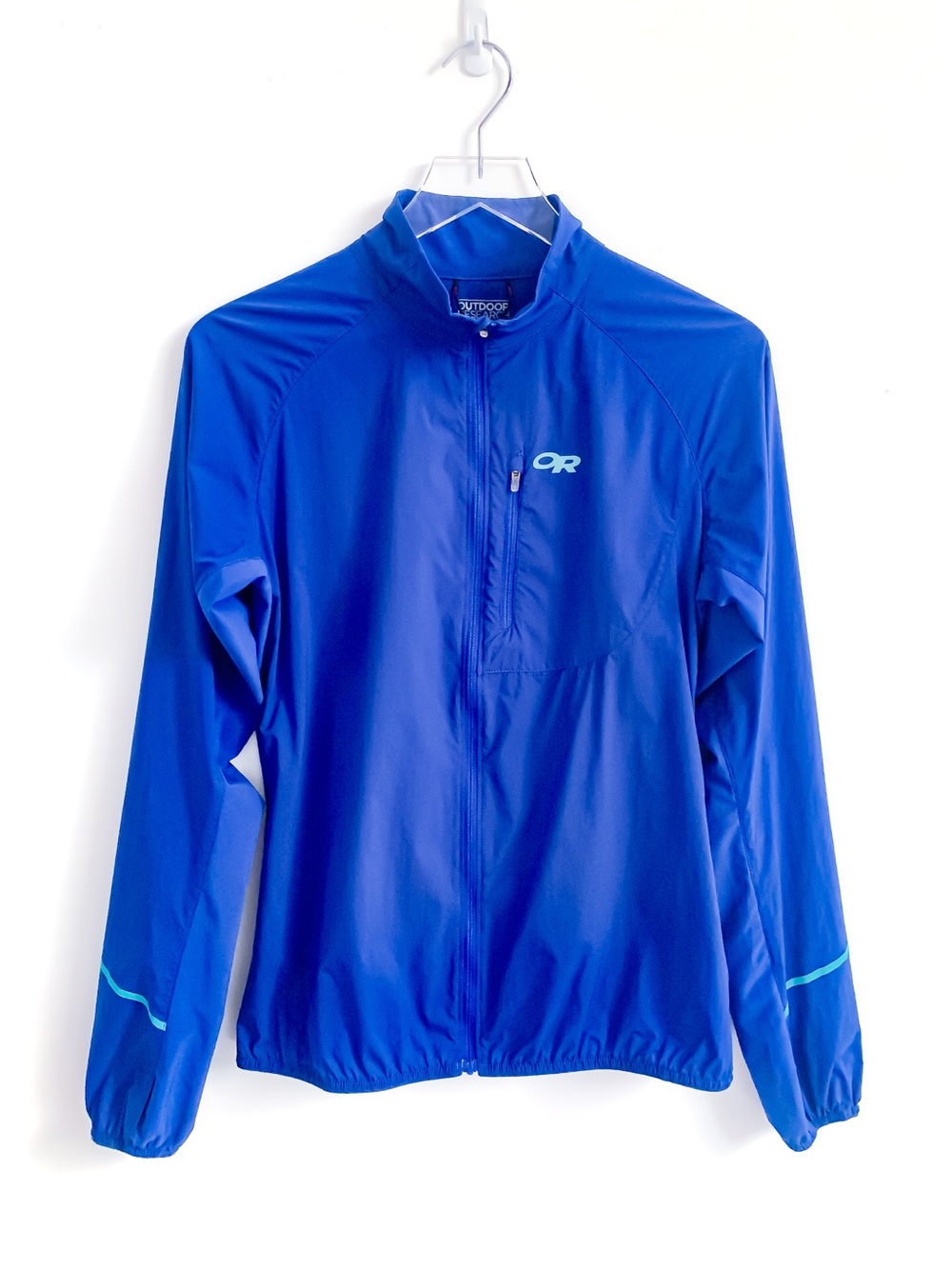 Outdoor Research Jacket Womens Large Blue Boost Full Zip Size M